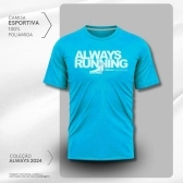 CAMISA ESPORTIVA ALWAYS RUNNING - MEIA MARATONA Ed Limitada 2024
