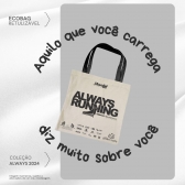 ECOBAG ALWAYS RUNNING - SARJA CRUA