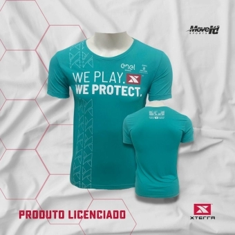 Camisa Esportiva - WE PLAY WE PROTECT - Búzios - Verde