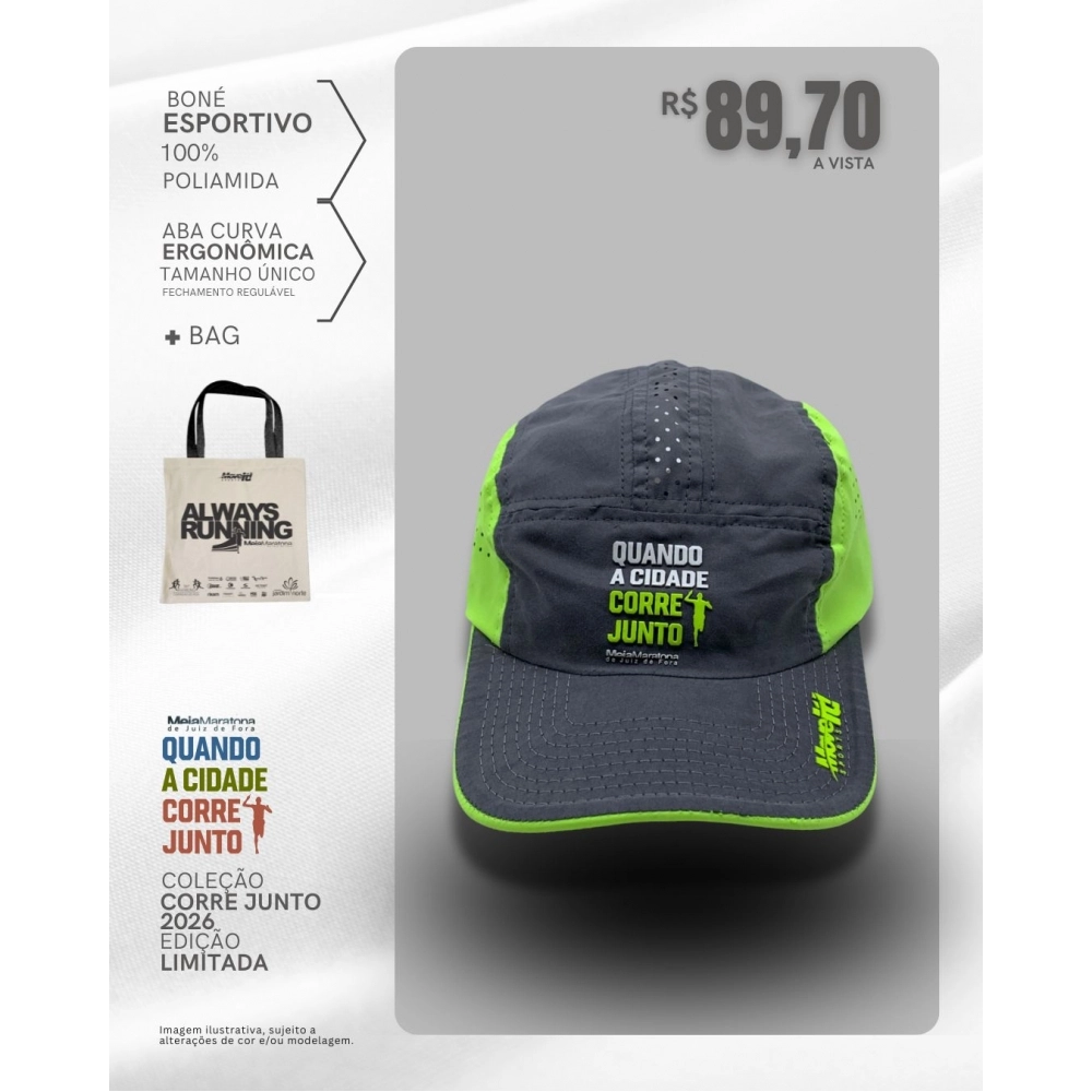 Boné Esportivo Ed. Limitada CORRE JUNTO